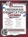 Freshman Orientation Sessions